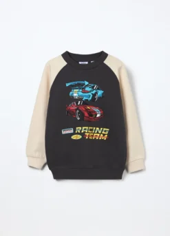 Felpa misto cotone fleece bambino