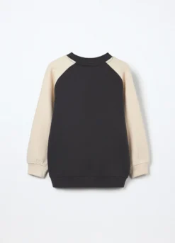 Felpa misto cotone fleece bambino