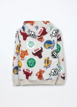 Felpa NBA in french terry di puro cotone ragazzo