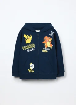 Felpa Pokémon in french terry di puro cotone bambino