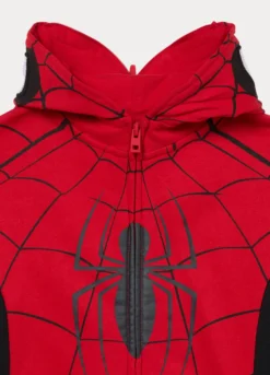 Felpa Spider-Man in french terry di puro cotone bambino