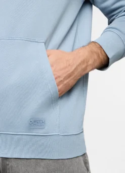 Felpa con cappuccio in cotone uomo