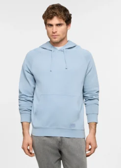Felpa con cappuccio in cotone uomo