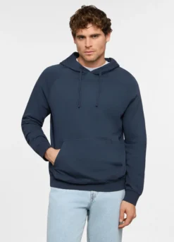 Felpa con cappuccio in cotone uomo