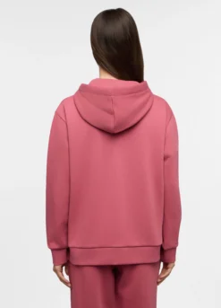 Felpa con cappuccio in french terry donna