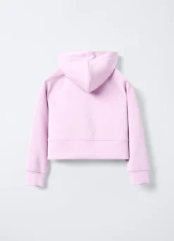 Felpa con cappuccio misto modal stretch bambina