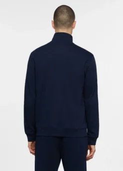 Felpa con zip in cotone uomo
