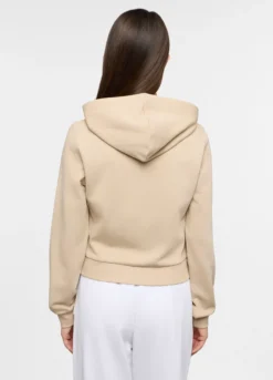 Felpa cropped fit in french terry donna