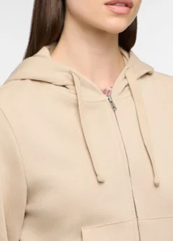 Felpa cropped fit in french terry donna