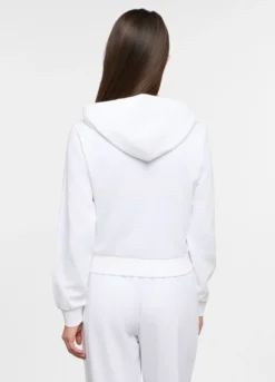 Felpa cropped fit in french terry donna