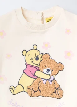 Felpa Disney in cotone garzato stretch bimba
