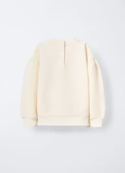 Felpa Disney in cotone garzato stretch bimba