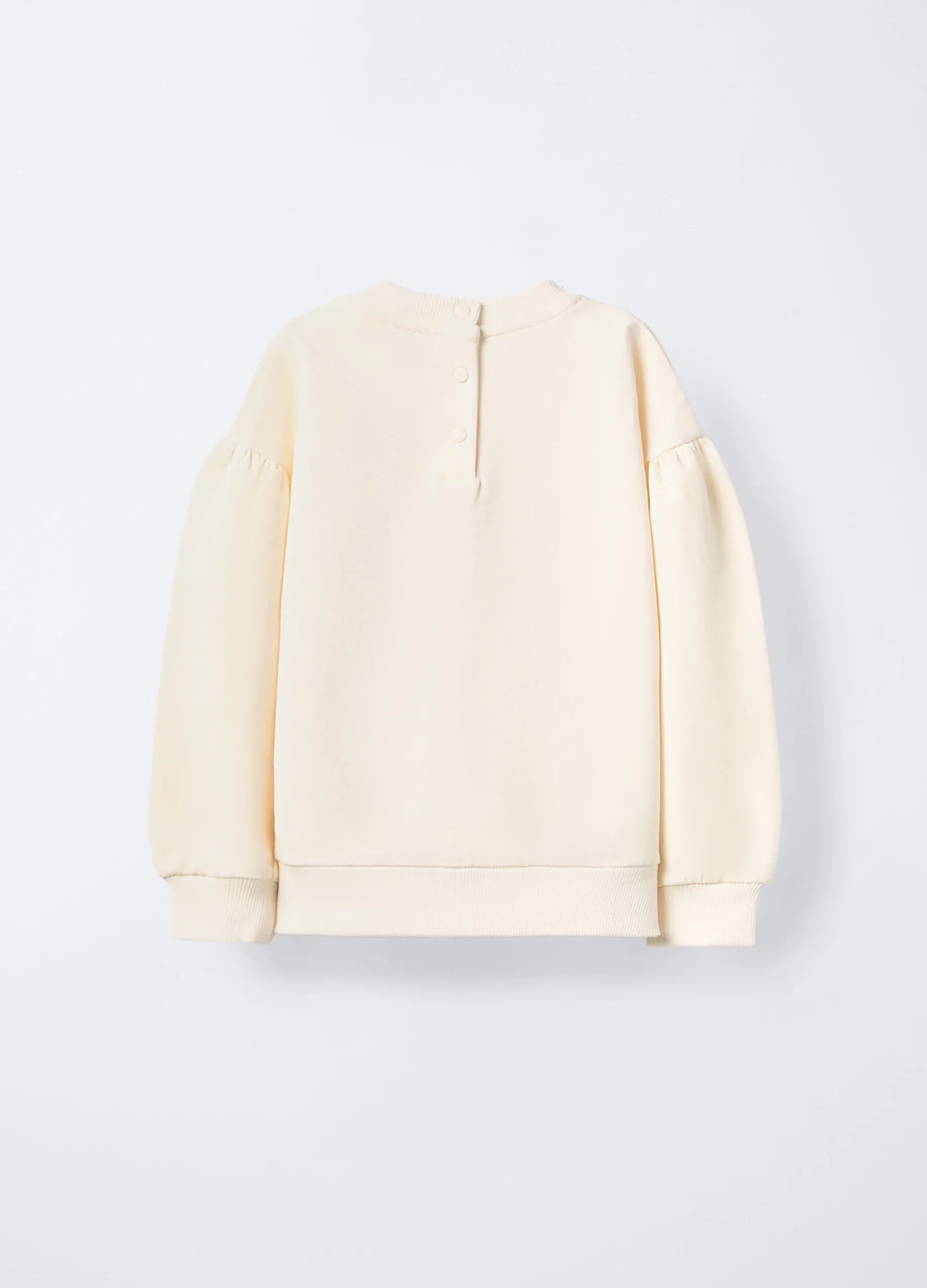 Felpa Disney in cotone garzato stretch bimba