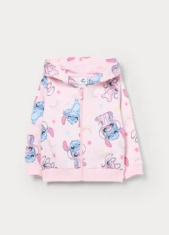 Felpa full zip con cappuccio bimba
