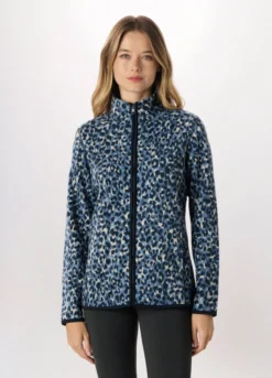 Felpa full zip in pile donna Holistic fitness