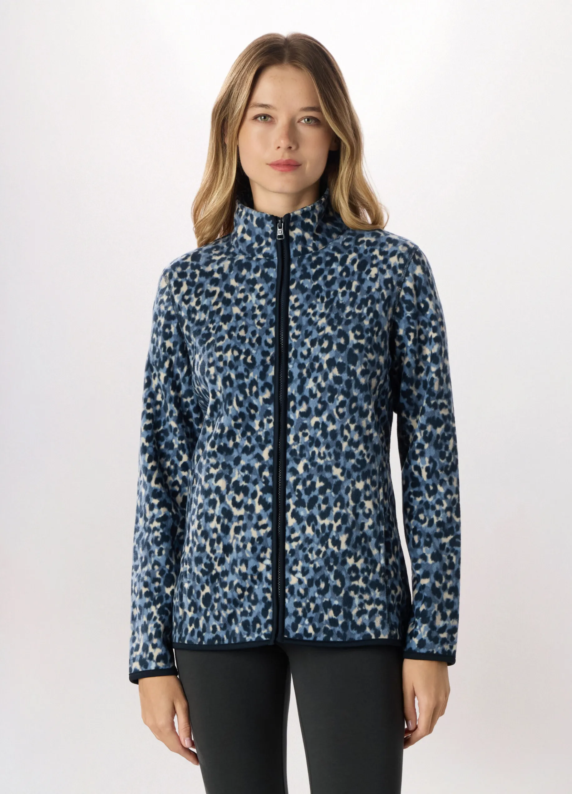 Felpa full zip in pile donna Holistic fitness