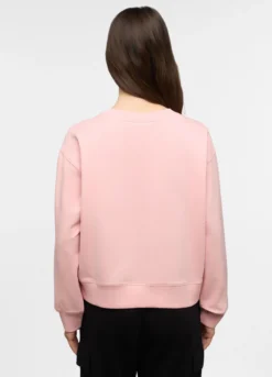 Felpa girocollo in french terry stretch donna