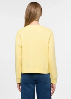 Felpa girocollo in french terry donna