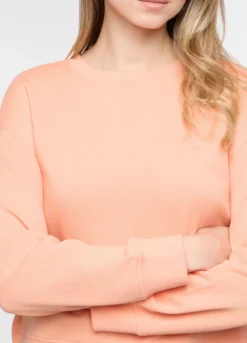 Felpa girocollo in french terry donna