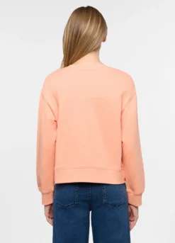 Felpa girocollo in french terry donna