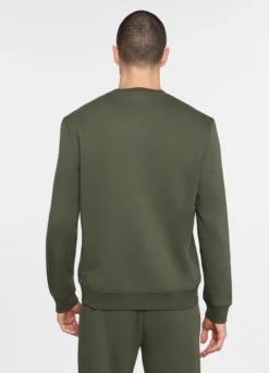 Felpa girocollo in misto cotone uomo