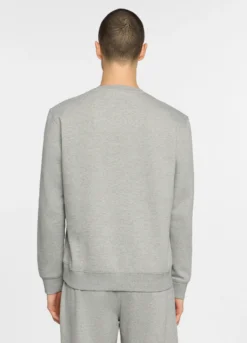 Felpa girocollo in misto cotone uomo