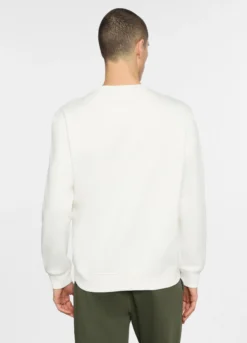 Felpa girocollo in misto cotone uomo