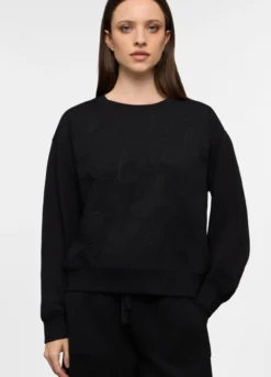 Felpa girocollo stretch donna