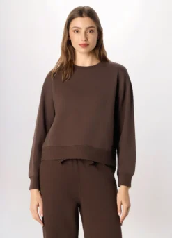 Felpa in cotone stretch Holistic fitness donna