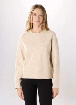Felpa in french terry di cotone stretch donna