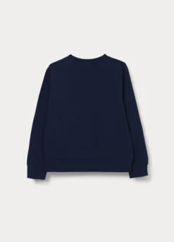 Felpa in french terry di cotone stretch bambina