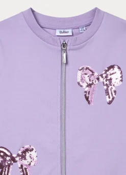 Felpa in french terry di cotone stretch bambina