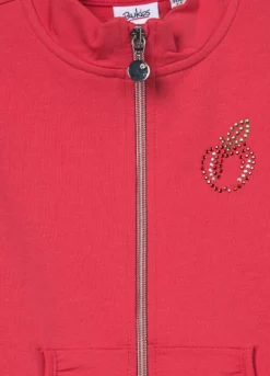 Felpa in french terry di cotone stretch bambina