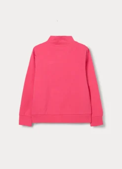 Felpa in french terry di cotone stretch bambina