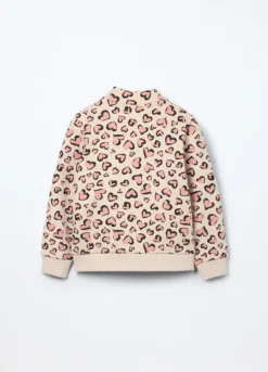 Felpa in french terry di cotone stretch bambina
