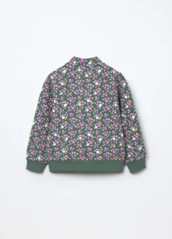 Felpa in french terry di cotone stretch bambina