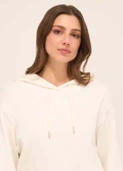 Felpa in french terry di puro cotone donna