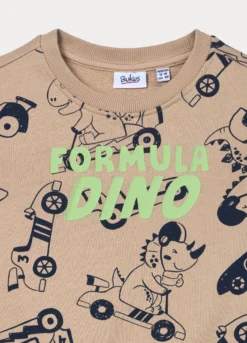 Felpa in french terry di puro cotone bimbo