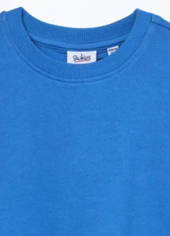 Felpa in french terry di puro cotone neonato