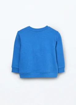 Felpa in french terry di puro cotone neonato
