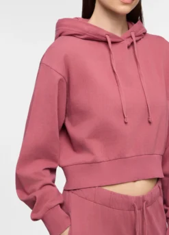 Felpa in french terry misto cotone donna