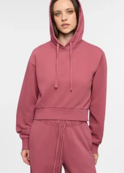Felpa in french terry misto cotone donna