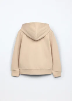Felpa in french terry stretch bambina