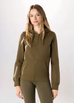 Felpa in misto cotone donna