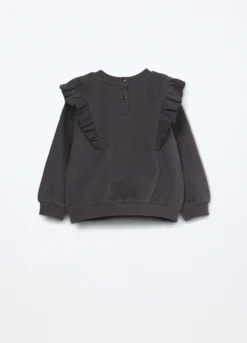 Felpa in puro cotone fleece neonata