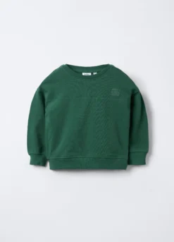 Felpa in puro cotone garzato Fit Over bimbo