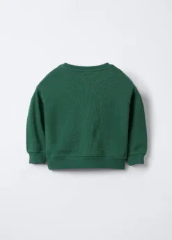 Felpa in puro cotone garzato Fit Over bimbo