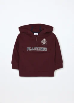 Felpa in puro cotone neonato