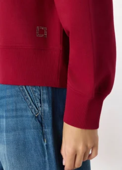Felpa misto cotone donna