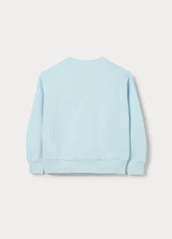 Felpa Stitch misto cotone fleece bambina